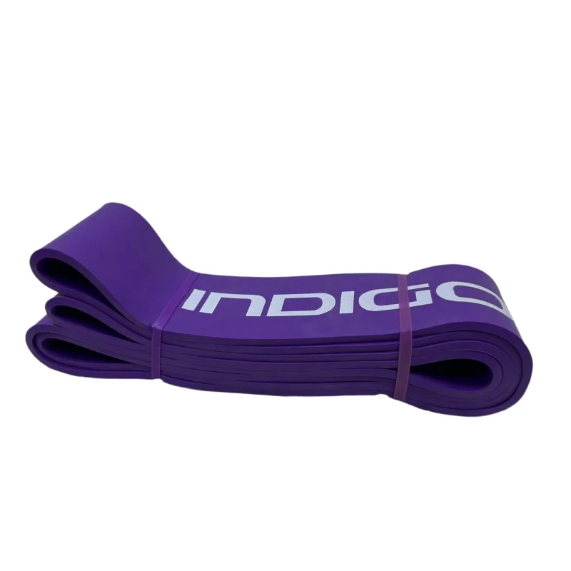 Эспандер INDIGO латексная петля фиолетовый 208*6,4 от магазина Супер Спорт
