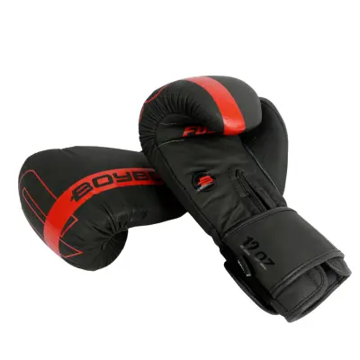картинка Перчатки бокс BoyBo Fusion BG-092 черно-красный 