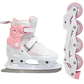 Коньки-ролики BIG BRO GLAM PW-223В-153-1 2в1 раздвижные фигурные от магазина Супер Спорт