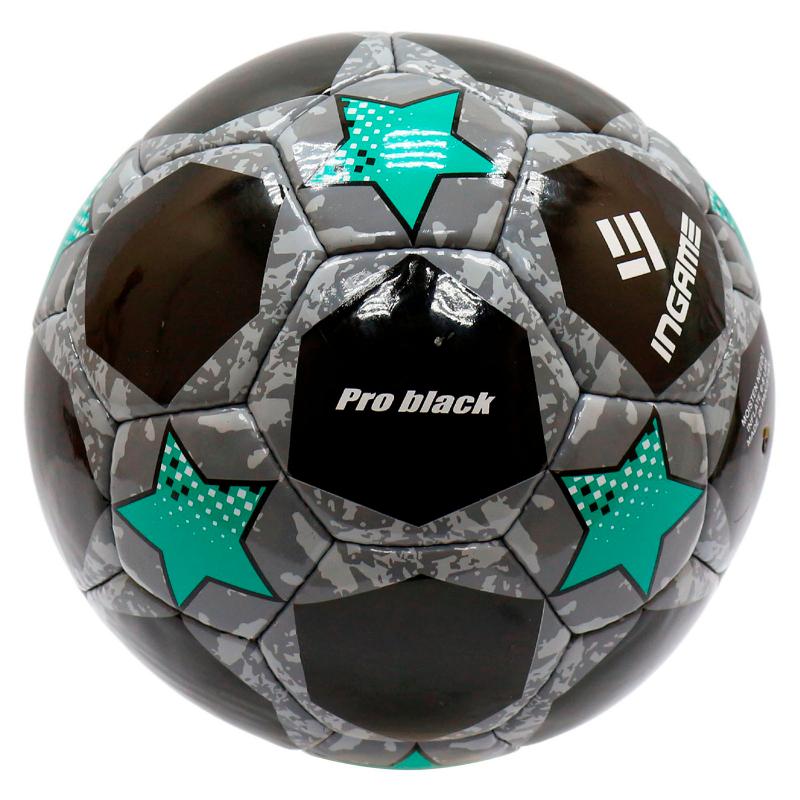 Мяч футбольный INGAME PRO BKACK черно-синий р.5 от магазина Супер Спорт