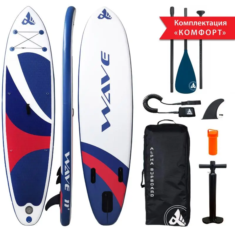 Надувная SUP-доска Сап борд (SUP board) WAVE-11 COMFORT от магазина Супер Спорт